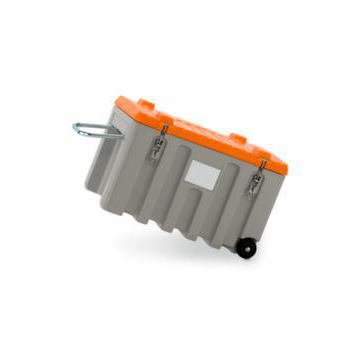 Aufbewahrungsbox, HxBxT 530x800x600mm, 150l, PE, grau/orange