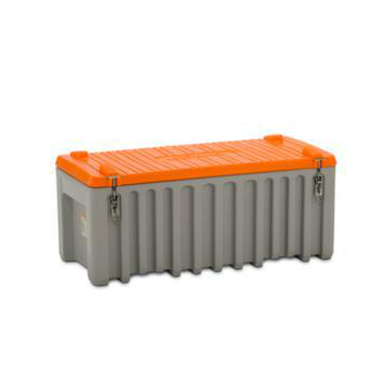 Aufbewahrungsbox, HxBxT 540x1200x600mm, 250l, PE, grau/orange