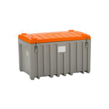 Aufbewahrungsbox, HxBxT 750x1200x790mm, 400l, PE, grau/orange