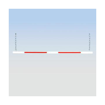 Höhenabhängung, f. Höhenbegrenzer, HxBxT 60x2000x30mm, Alu, rot/weiß