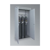 Gasflaschenschrank,f. 3xØ 220mm Flasche,HxBxT 2150x1050x400mm,m. Dach