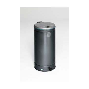 Abfallbehälter, 66l, HxBxT 810x380x430mm, Korpus Stahl antiksilber