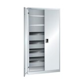 Universalschrank,HxBxT 1950x1000x580mm,6xStahlboden,2 Böden ausziehbar