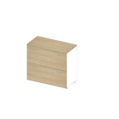 Hängeregistraturschrank, HxBxT 815x900x450mm, 2 HR-Auszüge, Korpus weiß