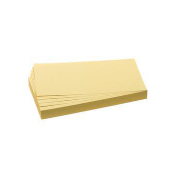 Moderationskarte, Rechteck, HxB 95x205mm, gelb