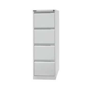 Hängeregistraturschrank, HxBxT 1321x413x622mm, 4 HR-Auszüge, einbahnig