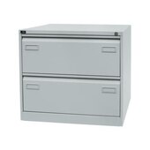 Hängeregistraturschrank, HxBxT 711x800x622mm, 2 HR-Auszüge, zweibahnig