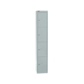 Schließfachschrank, HxBxT 1802x305x305mm, 1x4 Fächer, Zyl.-Schl.