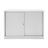 Schiebetürenschrank, HxBxT 839x1200x430mm, 1xStahlboden, 2 OH