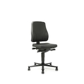 Arbeitsdrehstuhl,Sitz PU-Schaum schwarz,Sitz HxBxT 450-600x460x410-470mm