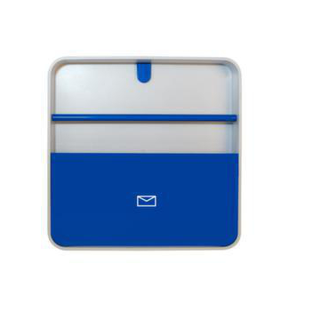 Dokumentenhalter, HxB 320x320mm, Ablage(n) weiß/blau