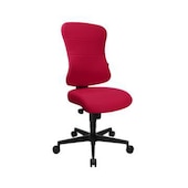 Bürodrehstuhl,Synchronmech.,Sitz HxBxT 420-550x500x480mm,Rücken Stoff rot