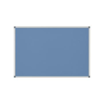 Pinntafel,HxB 600x900mm,Tafel Filz,hellblau,pinnbar,Rahmen Alu silber