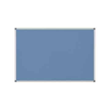 Pinntafel,HxB 900x1800mm,Tafel Filz,hellblau,pinnbar,Rahmen Alu silber