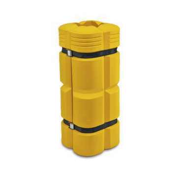 Säulenschutz, f. innen, HxBxT 1100x450-550x450-550mm, PE, gelb
