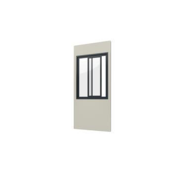 Wand m. Schiebefenster, f. Selbstbauraum, HxBxT 2600x1150x60mm