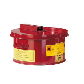 Tränk-/Tauchbehälter,Stahl,4l,HxØ 140x238mm,rot