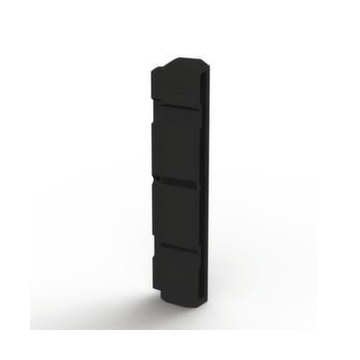 Säulenschutz, Verlängerungselement, HxL 1100x200mm, PE, schwarz