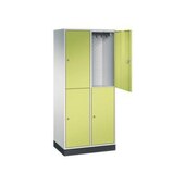 Großraum-Garderobenschrank,RAL7035/RDS1108060,HxBxT 1950x820x500mm