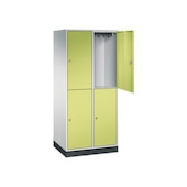 Großraum-Garderobenschrank,RAL7035/RDS1108060,HxBxT 1950x820x600mm