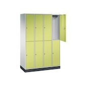 Doppelstöckiger Garderobenschrank,RAL7035/RDS1108060