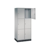 Großraum-Schließfachschrank,HxBxT 1950x820x500mm,2x3 Fächer,Zyl.-Schl.