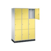 Großraum-Schließfachschrank,RAL7035/RDS0959059,HxBxT 1950x1220x500mm