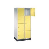 Großraum-Schließfachschrank,RAL7035/RDS0959059,HxBxT 1950x820x600mm