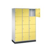 Großraum-Schließfachschrank,RAL7035/RDS0959059,HxBxT 1950x1220x500mm