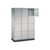 Großraum-Schließfachschrank,HxBxT 1950x1220x500mm,3x4 Fächer,Zyl.-Schl.