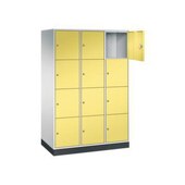 Großraum-Schließfachschrank,RAL7035/RDS0959059,HxBxT 1950x1220x600mm