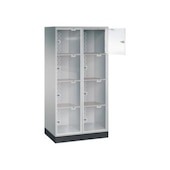 Großraum-Schließfachschrank,HxBxT 1750x820x500mm,2x4 Fächer,Zyl.-Schl.