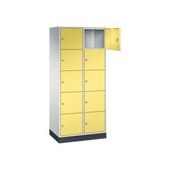 Großraum-Schließfachschrank,RAL7035/RDS0959059,HxBxT 1950x820x500mm