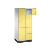 Großraum-Schließfachschrank,RAL7035/RDS0959059,HxBxT 1950x820x600mm