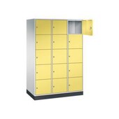 Großraum-Schließfachschrank,RAL7035/RDS0959059,HxBxT 1950x1220x600mm