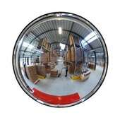 Beobachtungsspiegel, ØxT 600x130mm, Spiegel Acrylglas, Rahmen schwarz