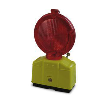 Warnleuchte, LED, rot, Ø 180mm, m. Dämmerungsautomatik, Blink-Dauerlicht