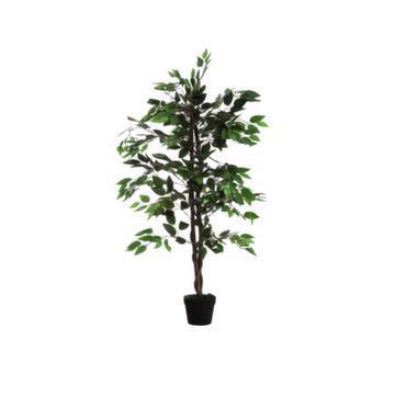 Kunstpflanze Feigenbaum,H 1200mm,Polyester/Holz,Topf Kunststoff schwarz