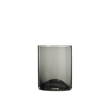 Trinkglas-Set, 2 Gläser, Glas, schwarz, 300ml je Tasse