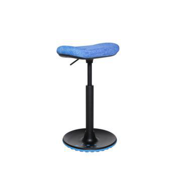 Sitz-/Stehhilfe,m. bewegliche Sitzmechanik,Skatebord-Sitz,Sitz Stoff blau