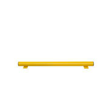 Rammschutzplanke,Unterfahrschutz,f. innen/außen,HxL 86x1250mm,Stahl,gelb