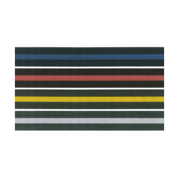 Wandgurt, m. 1 Gurt(en), LxB 4m x50mm, Gurt schwarz/silber, z. Schrauben
