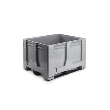 Palettenbox,HxLxB 760x1200x1000mm,610l,HDPE,grau