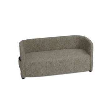 Sofa, 2-Sitzer, Stoff beige, HxBxT 760x1570x760mm, 2 Seitentaschen