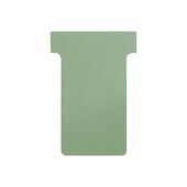 Beschriftungsschild, T-Form, LxB 85x60mm, Karton, grün