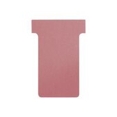 Beschriftungsschild, T-Form, LxB 85x60mm, Karton, rosa