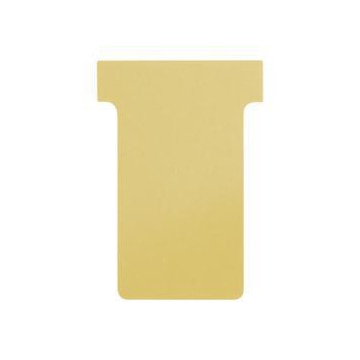 Beschriftungsschild, T-Form, LxB 85x60mm, Karton, gelb