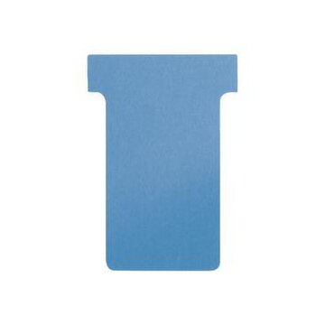 Beschriftungsschild, T-Form, LxB 85x60mm, Karton, blau