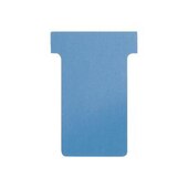 Beschriftungsschild, T-Form, LxB 85x60mm, Karton, blau
