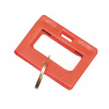 Schlüsselanhänger, f. Schlüsselschrank, rot